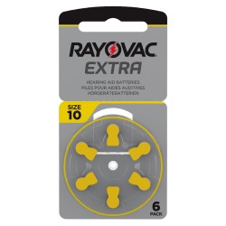 Μπαταρίες Ακουστικών Βαρηκοΐας Rayovac 10 Extra Advanced 1.45V Τεμ. 6