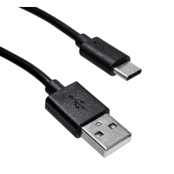 Καλώδιο σύνδεσης Jasper USB-C 2,1Α Μαύρο 1.5m