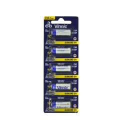 Μπαταρία Αλκαλική Vinnic L1028F size A23/23A/23GA/A23/E23A/GP23A/K23A/L1028/LR23A/LRV08/LRVO8/MN21/MS21/V23/V23GA/VR22 12V Τεμ. 5