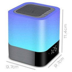 Φορητό Ηχείο Bluetooth Musky DY28 Plus 5W με Διάφ. Χρωματ Οθόνη Ξυπνητήρι Αισθ. Αφής Ενσωματωμένο Μικρόφωνο και USB