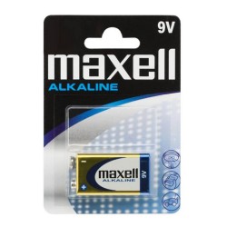 Μπαταρία Power Alkaline Maxell 6LR61 size 9V Τεμ. 1