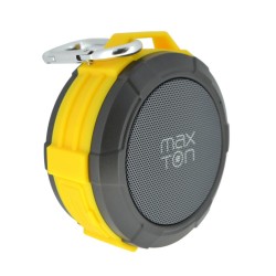 Φορητό Ηχείο Εξωτερικού Χώρου Bluetooth Maxton Telica MX51 3W RMS IP5 Κίτρινο με Ενσωματωμένο Μικρόφωνο Audio-in MicroSD