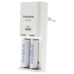 Φορτιστής Μπαταριών Panasonic Eneloop BQ-CC50E για AA με 2 ΑΑ μπαταρίες 1900mAh