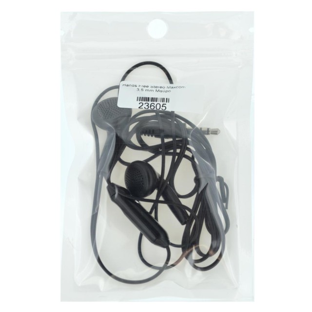 Hands Free Stereo Maxcom 3.5 mm Μαύρο