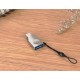 OTG Hoco UA9 USB-C σε USB 3.0 Θηλυκό Ασημί