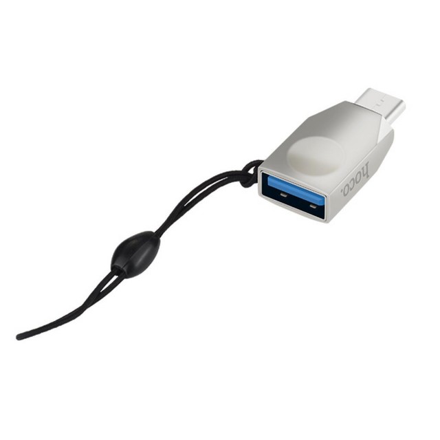 OTG Hoco UA9 USB-C σε USB 3.0 Θηλυκό Ασημί