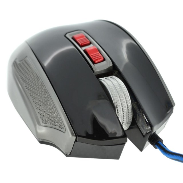 Ενσύρματο Ποντίκι Lanhear 9D Mechanical Gaming Mouse με 9 Πλήκτρα και 4000 DPI Μαύρο