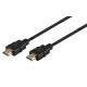 Καλώδιο σύνδεσης Jasper HDMI 1.4 A Αρσενικό σε A Αρσενικό Gold Plated CCS 1.5m Μαύρο