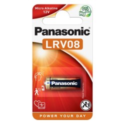 Μπαταρία Αλκαλική Panasonic LRV08 23A, 23GA, A23, E23A, GP23A, K23A, L1028, LR23A, LRV08, LRVO8, MN21, MS21, V23, V23GA, VR22 12V Τεμ. 1