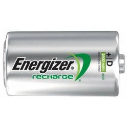 Μπαταρία Επαναφορτιζόμενη Energizer ACCU Recharge Power Plus HR20 2500 mAh size D 1.2V Τεμ. 2