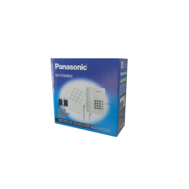 Σταθερό Ψηφιακό Τηλέφωνο Panasonic KX-TS500EXW Λευκό