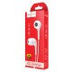 Hands Free Hoco M40 Prosody Earphones Stereo 3.5mm Λευκά με Μικρόφωνο και Πλήκτρο Λειτουργίας