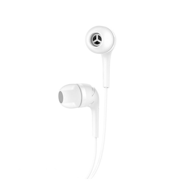 Hands Free Hoco M40 Prosody Earphones Stereo 3.5mm Λευκά με Μικρόφωνο και Πλήκτρο Λειτουργίας