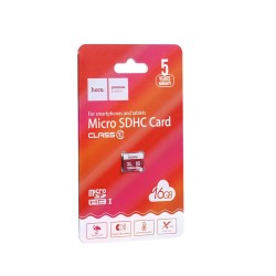 Κάρτα Μνήμης Hoco MicroSDHC 16GB Class 10