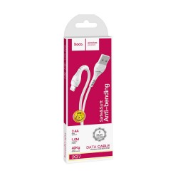 Καλώδιο Hoco X37 Cool Power USB σε Lightning Fast Charging 2.4A Λευκό 1m