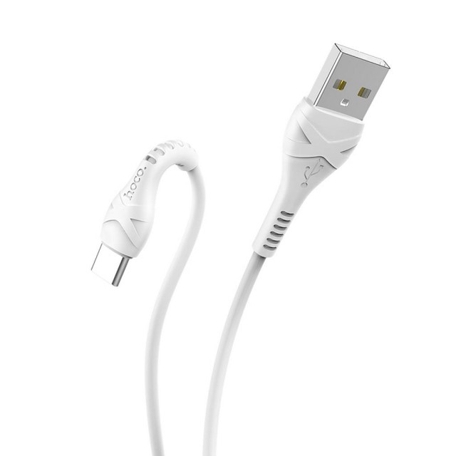 Καλώδιο σύνδεσης Hoco X37 Cool Power USB σε USB-C Fast Charging 3.0A Λευκό 1m