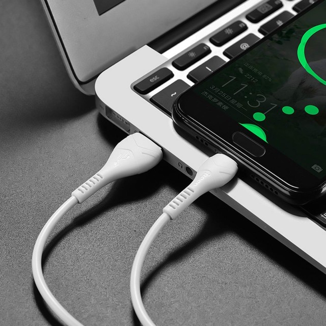 Καλώδιο σύνδεσης Hoco X37 Cool Power USB σε USB-C Fast Charging 3.0A Λευκό 1m