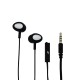 Hands Free Maxcom Soul 2 Stereo Earphones 3.5mm Μαύρα με Μικρόφωνο και Πλήκτρο Απάντησης/Σίγασης