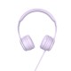 Ακουστικά Stereo Hoco W21 Graceful Charm 3.5mm με Μικρόφωνο Μωβ