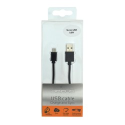 Καλώδιο σύνδεσης Ancus USB AM σε Micro USB B Μαύρο 0.5m