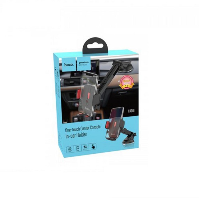 Βάση Στήριξης Αυτοκινήτου Hoco. CAD01 Easy-lock με 360 Περιστροφή Μαύρο - Κόκκινο Βάση Στήριξης Αυτοκινήτου Hoco. CAD01 Easy-lock με 360 Περιστροφή Μαύρο - Κόκκινο