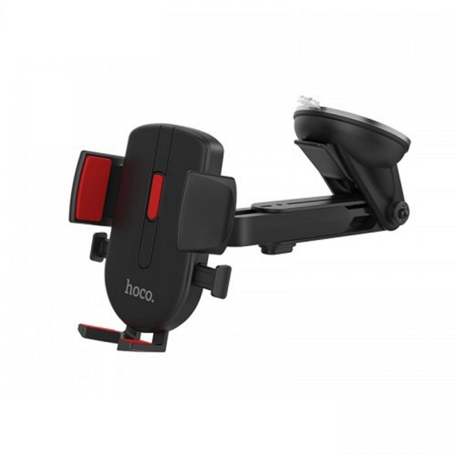 Βάση Στήριξης Αυτοκινήτου Hoco. CAD01 Easy-lock με 360 Περιστροφή Μαύρο - Κόκκινο Βάση Στήριξης Αυτοκινήτου Hoco. CAD01 Easy-lock με 360 Περιστροφή Μαύρο - Κόκκινο