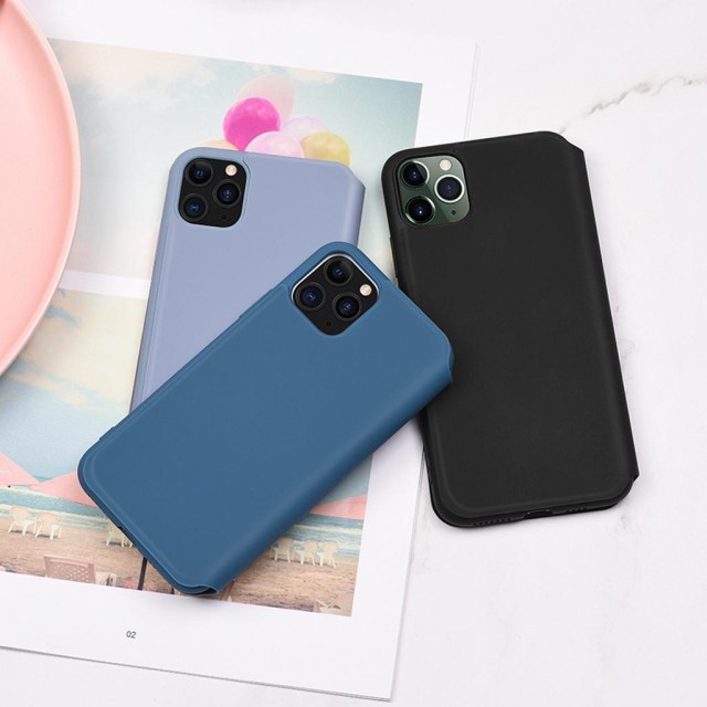 Θήκη Hoco Colorful Series Liquid Silicon για Apple iPhone 11 Pro Μπλέ