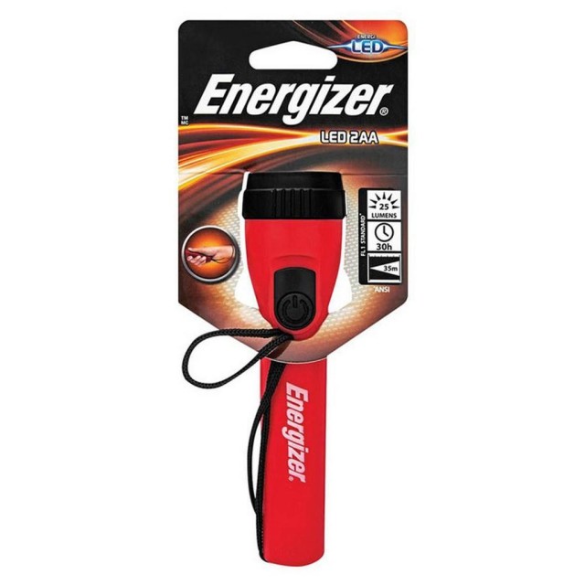 Φακός Energizer LED 25 Lumens Lightweight, Εύρος 35 μέτρα Κόκκινο