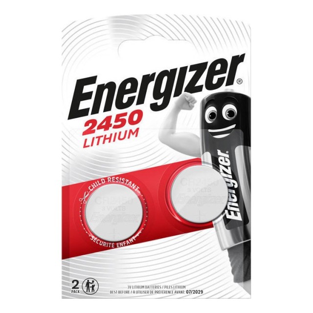 Buttoncell Lithium Energizer CR2450 Τεμ. 2