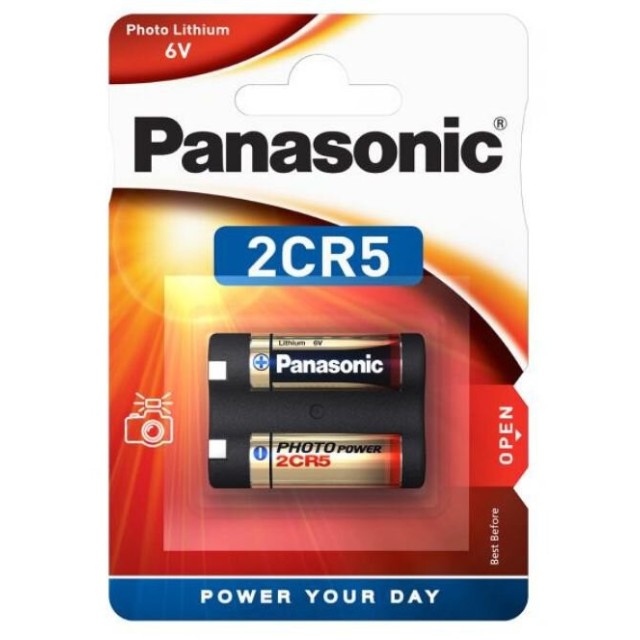 Μπαταρία Lithium Panasonic 2CR5 6V Τεμ. 1