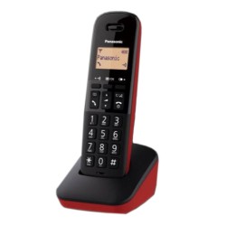 Ασύρματο Ψηφιακό Τηλέφωνο Panasonic KX-TGB610 EU Μαύρο - Κόκκινο με Πλήκτρο Αποκλεισμού Κλήσεων