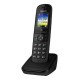 Ασύρματο Ψηφιακό Τηλέφωνο Panasonic KX-TGH710 EU Μαύρο με Έγχρωμη Οθόνη 1.8'' Ανοιχτή Ακρόαση Φραγή Κλήσεων και Δυνατότητα Baby Monitor
