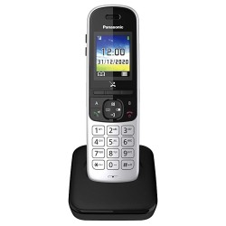 Ασύρματο Ψηφιακό Τηλέφωνο Panasonic KX-TGH710 EU Μαύρο με Έγχρωμη Οθόνη 1.8'' Ανοιχτή Ακρόαση Φραγή Κλήσεων και Δυνατότητα Baby Monitor