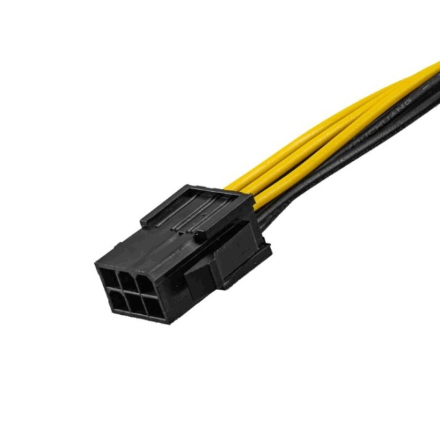 Αντάπτορας με Καλώδιο Akyga AK-CA-07 PCI-E 6 pin Θηλυκό / PCI-E 8 pin Αρσενικό 20cm