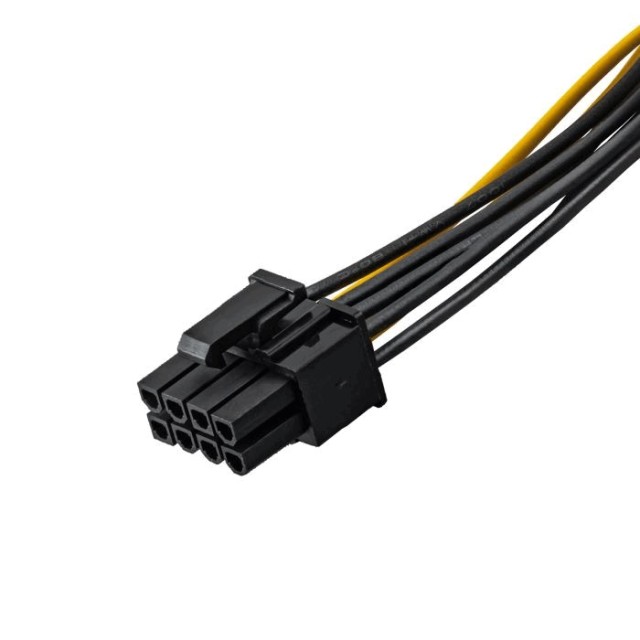 Αντάπτορας με Καλώδιο Akyga AK-CA-07 PCI-E 6 pin Θηλυκό / PCI-E 8 pin Αρσενικό 20cm