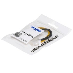 Αντάπτορας με Καλώδιο Akyga AK-CA-10 P4 4 pin Θηλυκό / P8 8 pin Αρσενικό P4+4 15cm