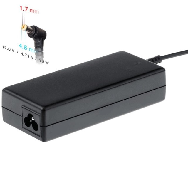 Τροφοδοτικό Laptop Akyga AK-ND-08 19V / 4.74A 90W 4.8 x 1.7mm Συμβατό με HP 1.2m