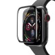 Tempered Glass Hoco 0.15mm Curved Silk Screen 44mm για Apple Watch 4 Μαύρο