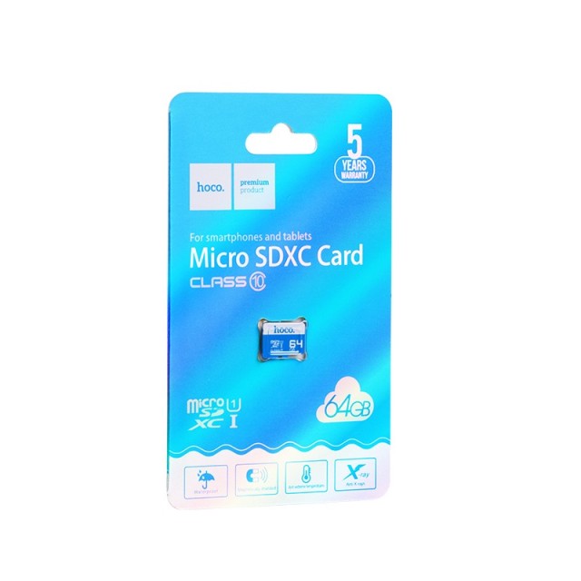 Κάρτα Μνήμης Hoco MicroSDHC 64GB Class 10