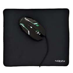 Ενσύρματο Ποντίκι Gaming Noozy GM-32 6D με 6 Πλήκτρα, 3200 DPI και Mousepad