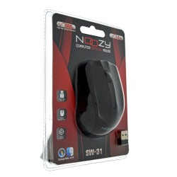 Ασύρματο Ποντίκι Noozy SW-31 USB 3D με 3 Πλήκτρα και 1000DPI Μαύρο