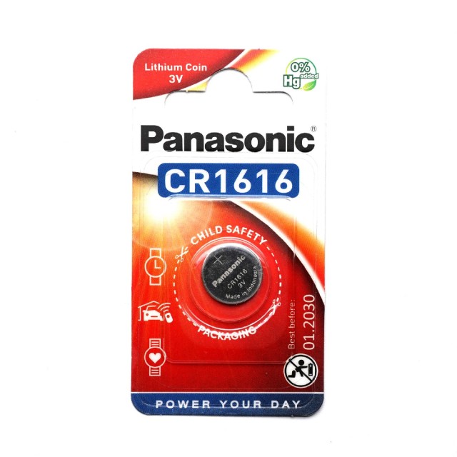 Buttoncell Panasonic Lithium CR1616 3V Τεμ. 1