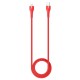 Καλώδιο σύνδεσης Hoco X45 Surplus USB-C σε Lightning 2.4A με Ένδειξη LED για φόρτιση και μεταφορά δεδομένων Κόκκινο 1m