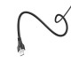 Καλώδιο σύνδεσης Hoco X45 Surplus USB C σε Lightning 2.4A με Ένδειξη LED για φόρτιση και μεταφορά δεδομένων Μαύρο 1m