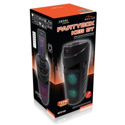 Φορητό Ηχείο Bluetooth Media-Tech Partybox Karaoke MT3165 30W, με Τηλεχειριστήριο, Είσοδο 3.5mm, USB, Micro SD και LED Οθόνη Μαύρο