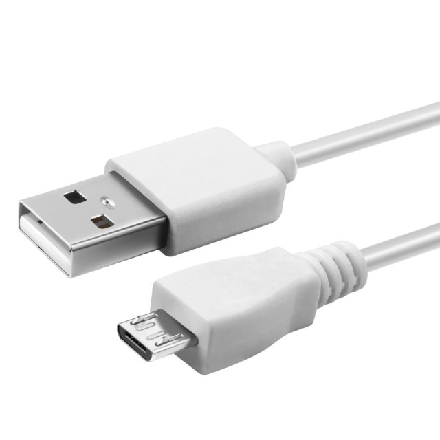 Καλώδιο σύνδεσης Ancus HiConnect USB σε Micro-USB 1A Λευκό 0.60m με Μπλε Βελούδινο Πουγκί Αποθήκευσης Συσκευών