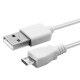 Καλώδιο σύνδεσης Ancus HiConnect USB σε Micro-USB 1A Λευκό 0.60m με Ροζ Βελούδινο Πουγκί Αποθήκευσης Συσκευών