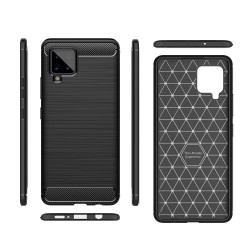 Θήκη TPU Ancus Carbon Series για Samsung SM-A426B Galaxy A42 Μαύρη