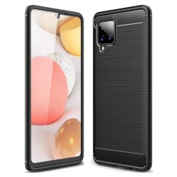 Θήκη TPU Ancus Carbon Series για Samsung SM-A426B Galaxy A42 Μαύρη