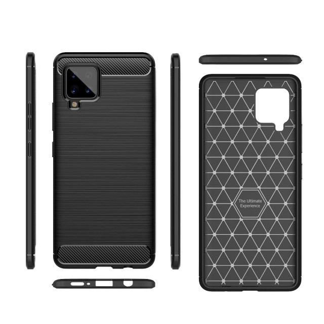 Θήκη Tech Protect Carbon για Samsung SM-A426B Galaxy A42 Μαύρη